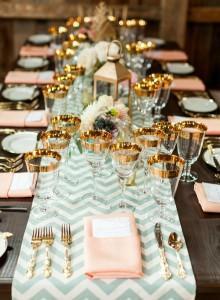 6 trucos para decorar tu mesa para Navidad Terra-Íntima-blog-decoración-mesa-navidad-rosa-turquesa