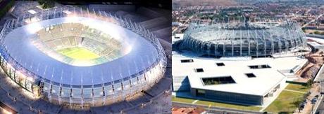 Mundial 2014. Estadios de Fútbol. Brasil