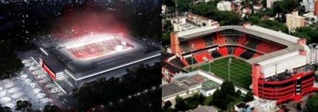 Mundial 2014. Estadios de Fútbol. Brasil