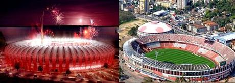 Mundial 2014. Estadios de Fútbol. Brasil