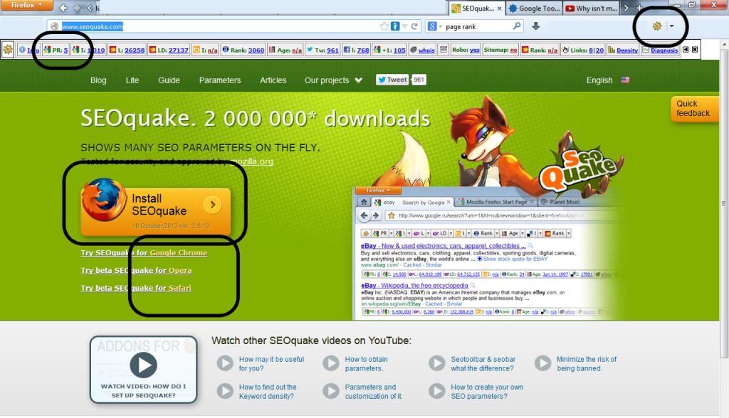 comprobar-pagerank-seoquake-toolbar