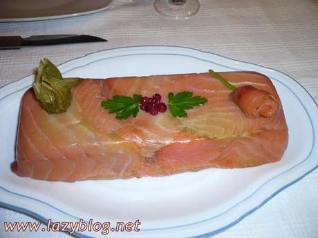 Molde de pechugas, jamón y espárragos para Navidad