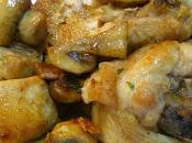 Receta pollo champiñones