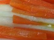 Aperitivo hortalizas aliñado Sake