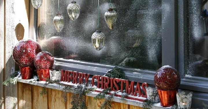 Ideas para decorar ventanas en Navidad
