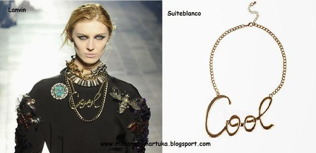 Cazaclones: Collares Lanvin Vs Suiteblanco