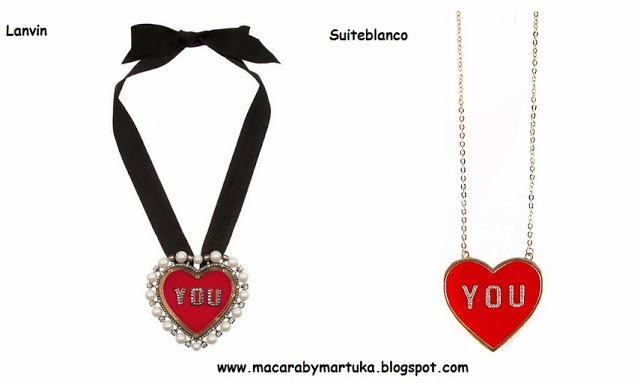 Cazaclones: Collares Lanvin Vs Suiteblanco