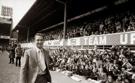 Brian Clough en el Baseball Ground de Derby