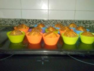 MAGDALENAS CON  NUTELA