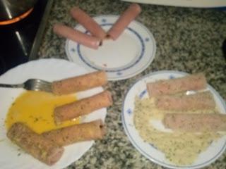 FLAMENQUINES DE SALCHICHA