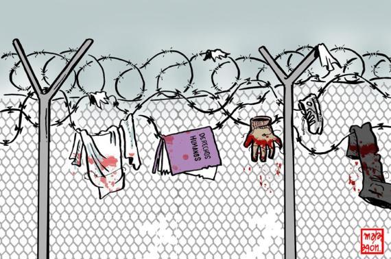 derechos humanos y cuchillas