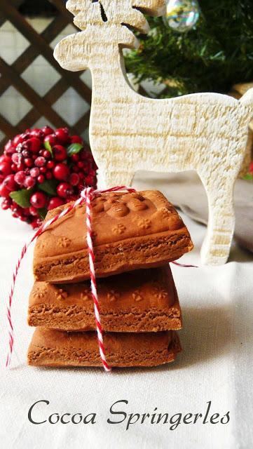 Cocoa Springerle Cocoa Springerle