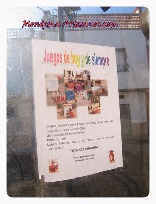 El cartel de nuestros juegos en Castellar de Santiago