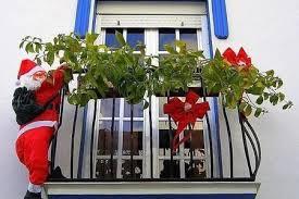 Lindos balcones navideños
