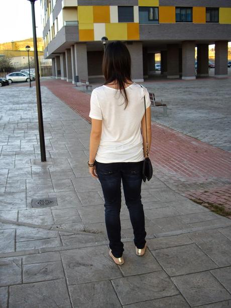 Animal Print Paneled Tee: OASAP!!!