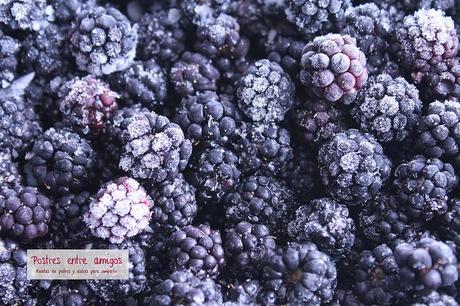 Moras en almibar