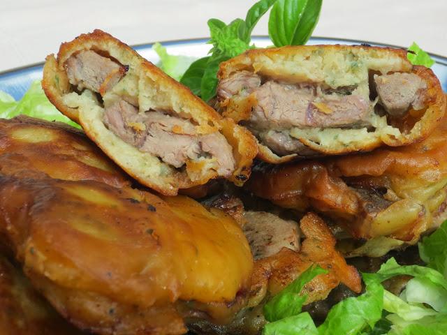 Chuletillas de cordero envueltas