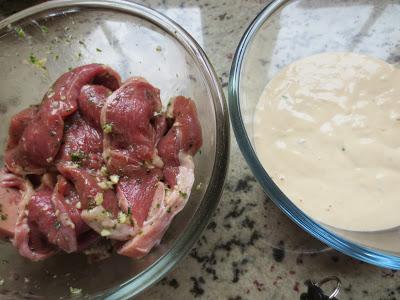 Chuletillas de cordero envueltas