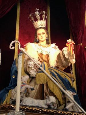 Facinas celebró la Vigilia de la Inmaculada ante su patrona, la Divina Pastora