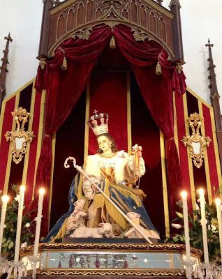 Facinas celebró la Vigilia de la Inmaculada ante su patrona, la Divina Pastora