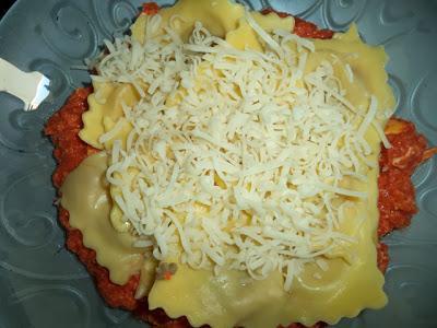 Raviolis de Ternera y Verduras con Revueltillo