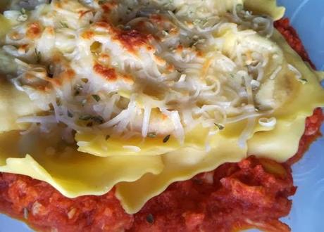 Raviolis de Ternera y Verduras con Revueltillo Raviolis de Ternera y Verduras con Revueltillo