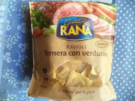 Raviolis de Ternera y Verduras con Revueltillo