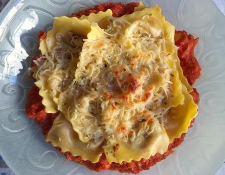 Raviolis de Ternera y Verduras con Revueltillo Raviolis de Ternera y Verduras con Revueltillo