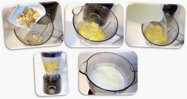 Merluza confitada al limón sobre crema de frutos secos