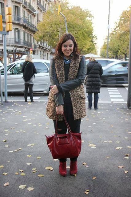 Ripped Jeans, Denim & animal print