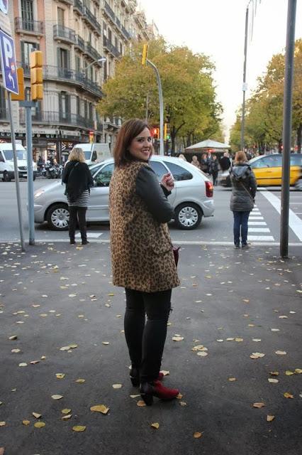 Ripped Jeans, Denim & animal print