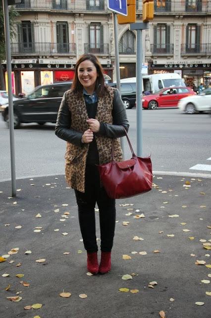 Ripped Jeans, Denim & animal print