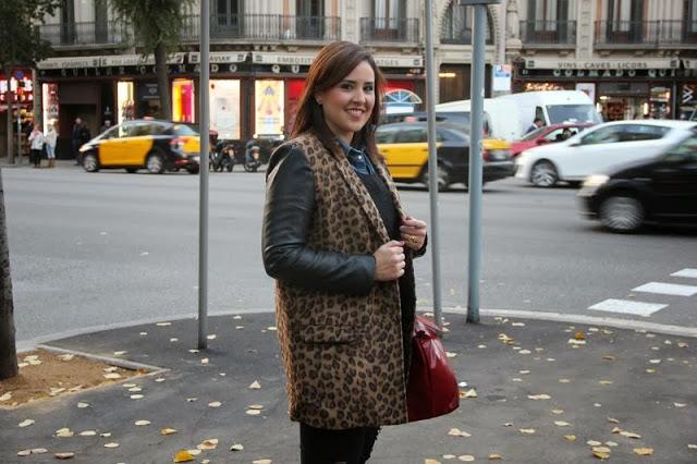 Ripped Jeans, Denim & animal print