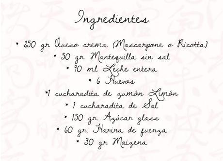 Receta Pastel Queso Japones