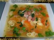 Sopa Tomate cebolla Jamón