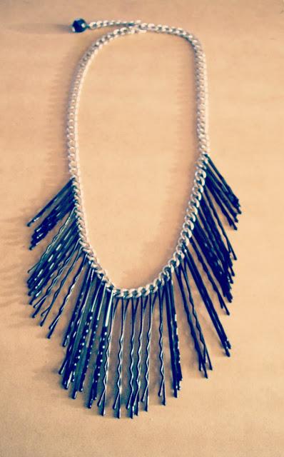 Mis Creaciones ✄✄: Maxi Collar Black Fringe