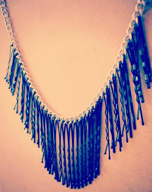 Mis Creaciones ✄✄: Maxi Collar Black Fringe