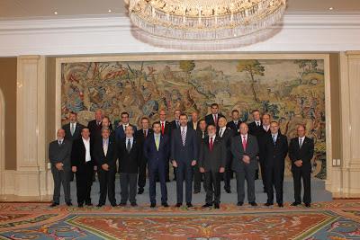 El príncipe de Asturias recibe al Consejo Regulador de la DOP Alicante en su 80 aniversario.