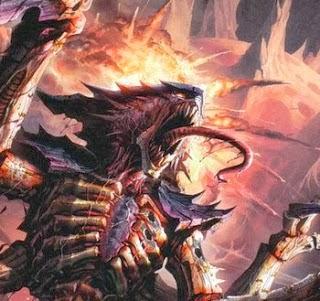 Mas imagenes tiranidas:Haruspex al completo y mas que posible fragmento de la portada