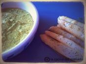 Espárragos vinagreta cáñamo eneldo