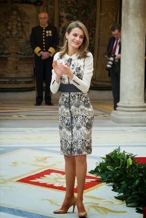Dña. Letizia repite Varela en la entrega de las medallas de de Bellas Artes