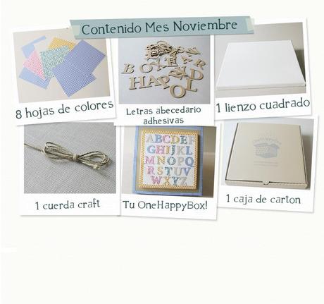 One Happy Box OneHappyBox Noviembre 2012 (2)