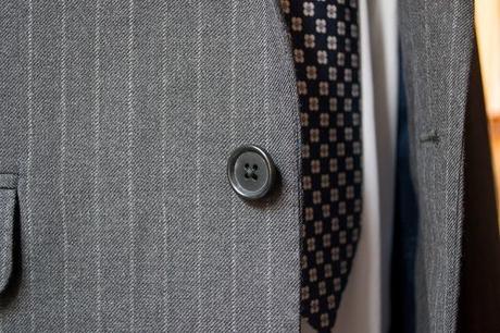 Review Traje en Raya diplomática gris de Fields.