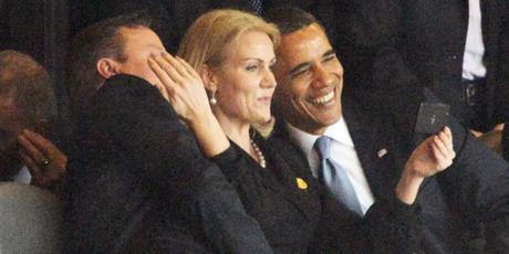 'selfie' de Obama con primera ministra danesa