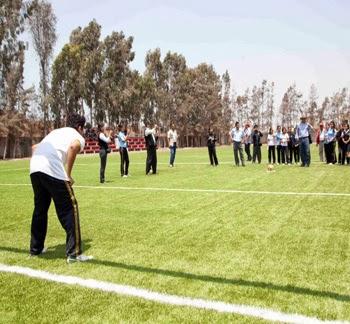 JAVIER ALVARADO INAUGURA CANCHA SINTÉTICA Y LOSAS MULTIFUNCIONALES EN  HUAURA…