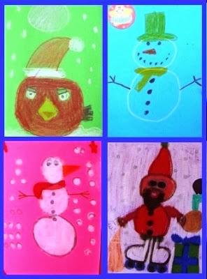 Así dibujan los niños/as la navidad