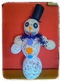 Muñeco de nieve DIY