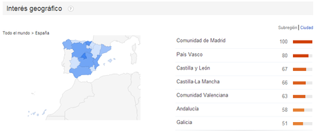 información geográfica google trends