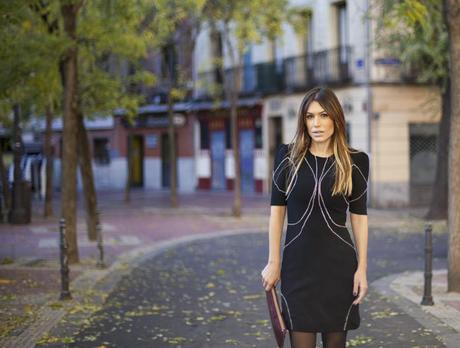 street style barbara crespo dress for the party rent la mas mona outfit fashion blogger