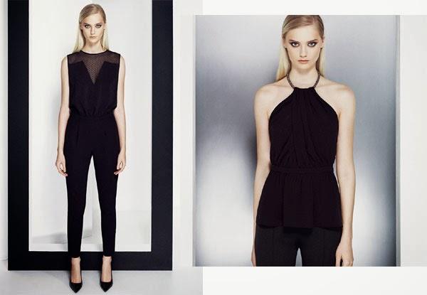 Mango Lookbook Diciembre 2.013 : Sencillez y color negro.